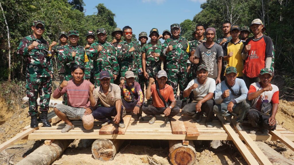 Brigjen TNI Aldrin Ali Bahasoan Cek Lokasi TMMD Reguler Ke-129 di Kapuas Hulu