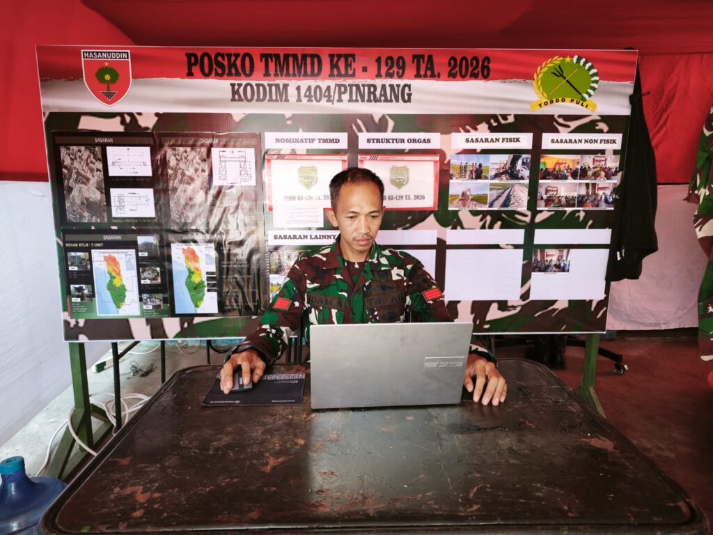 Praka Idam: Operator Kunci Sukses TMMD Ke-129 Kodim 1404/Pinrang