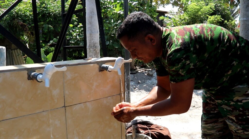 Manfaat Air Bersih untuk Masyarakat: TMMD 129 Kodim 0413/Bangka Rampungkan Proyek Sumur Bor di Desa Deniang