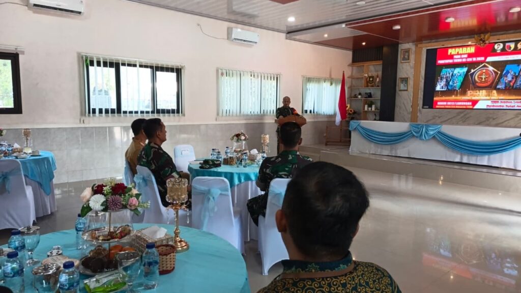 Demi Wujudkan Pembangunan Optimal, Dansatgas TMMD 129 Ungkap Capaian di Hadapan Forkopimda dan Pamen Pangdam