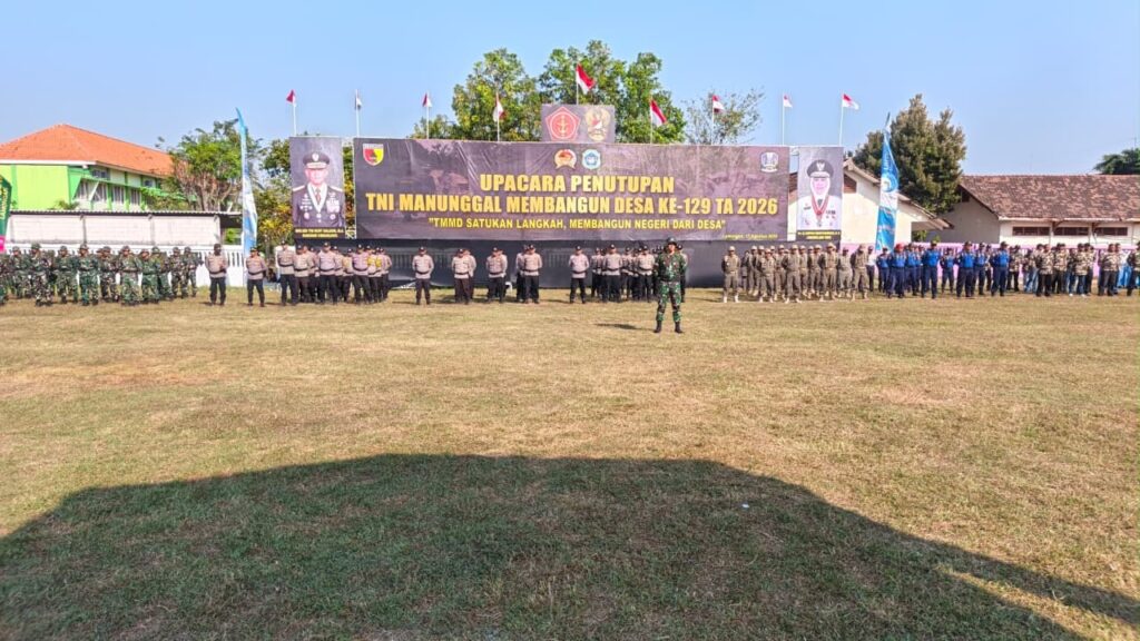 Penutupan TMMD 129 Kodim 0812/Lamongan, Kolonel Beny Hendra Suwardi Resmi Akhiri Program