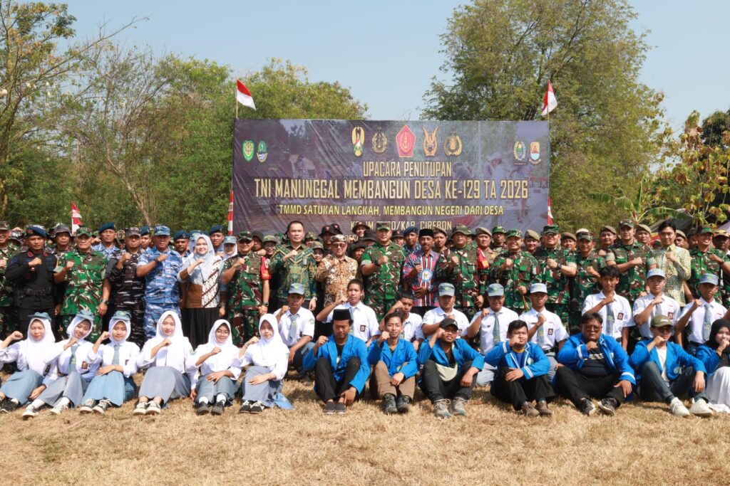TMMD Ke-129 di Cirebon Resmi Selesai, TNI Berkomitmen Terus Membangun Bersama Rakyat
