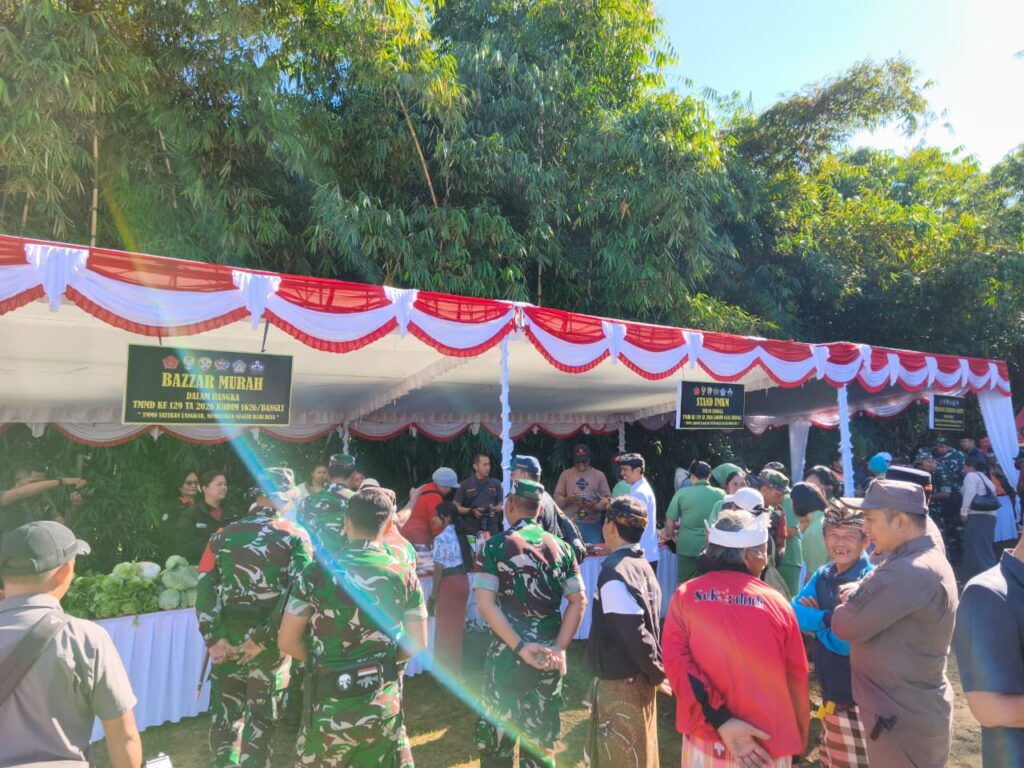 TMMD Ke-129: Danrem Soroti Pentingnya Pembangunan Berkelanjutan Di Bangli
