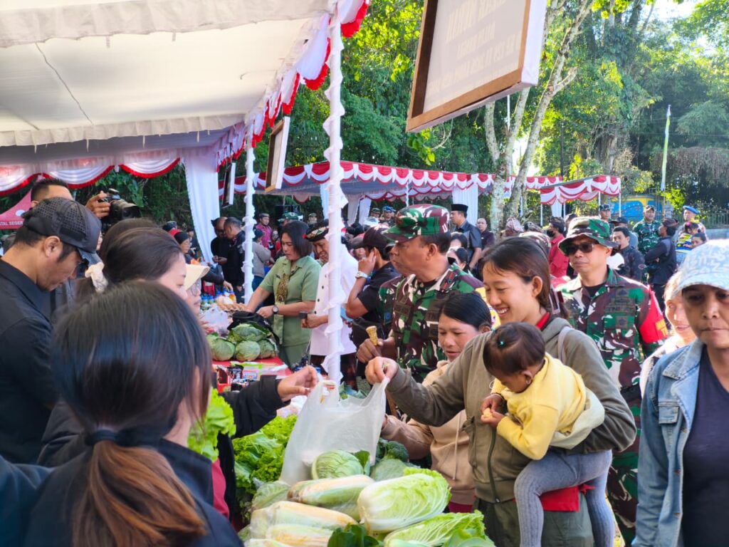 Meriahnya Acara Penutupan TMMD Ke-129 Kodim 1626/Bangli dengan Bazar dan Layanan Kesehatan Gratis