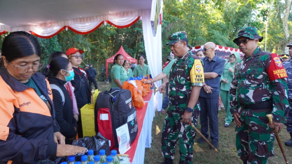 Penutupan TMMD Ke-129 Kodim 1626/Bangli Dimeriahkan dengan Bazar Hemat