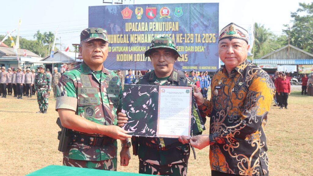 Penutupan Resmi TMMD Reguler Ke-129 di Kapuas: TNI dan Masyarakat Sukses Bersinergi