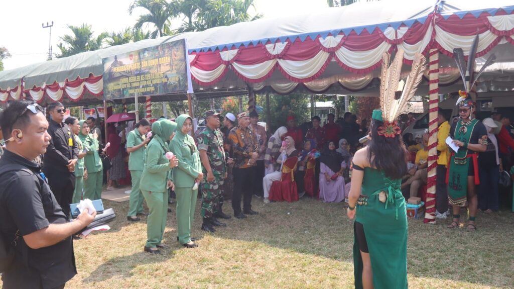 Akhir TMMD Ke-129 di Kapuas Disemarakkan dengan Pengobatan Gratis