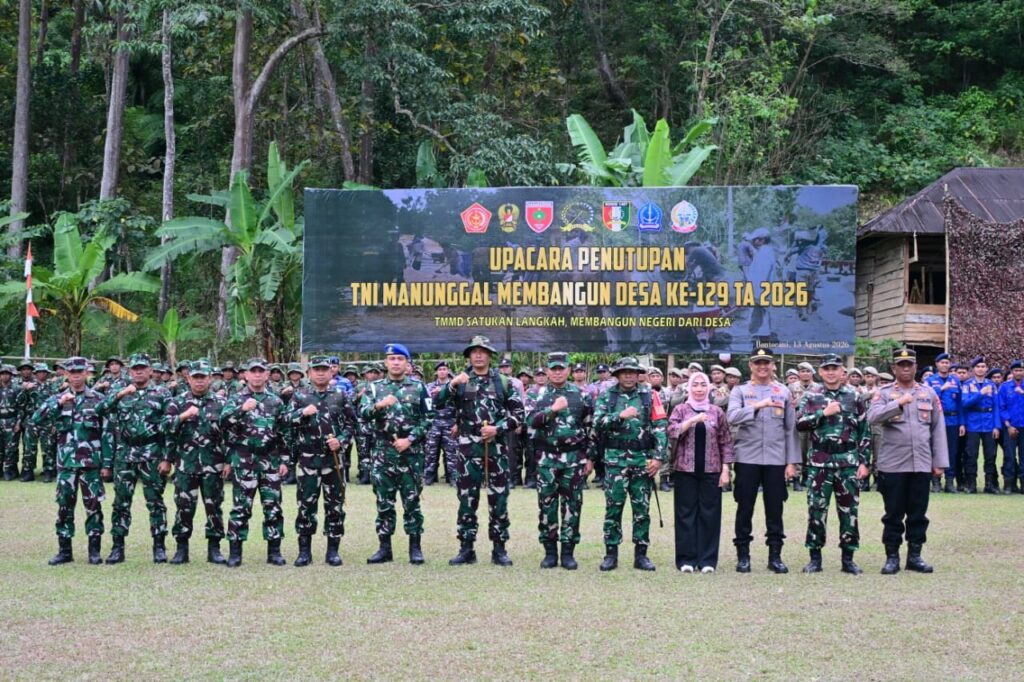 Penutupan TMMD Ke-129 Di Bone: Sinergi TNI dan Masyarakat Berhasil Membangun