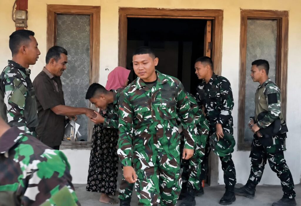 Satgas TMMD 129 Bojonegoro Sampaikan Selamat Tinggal kepada Warga Kesongo