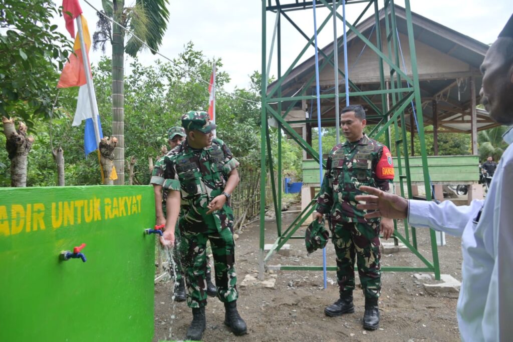 Danrem 011/Lilawangsa Evaluasi Proyek Sumur Bor dan Fasilitas Umum TMMD ke-129