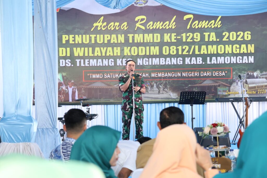 Pangdam V/Brawijaya : TMMD 129 Tandai Semangat Gotong Royong Warga