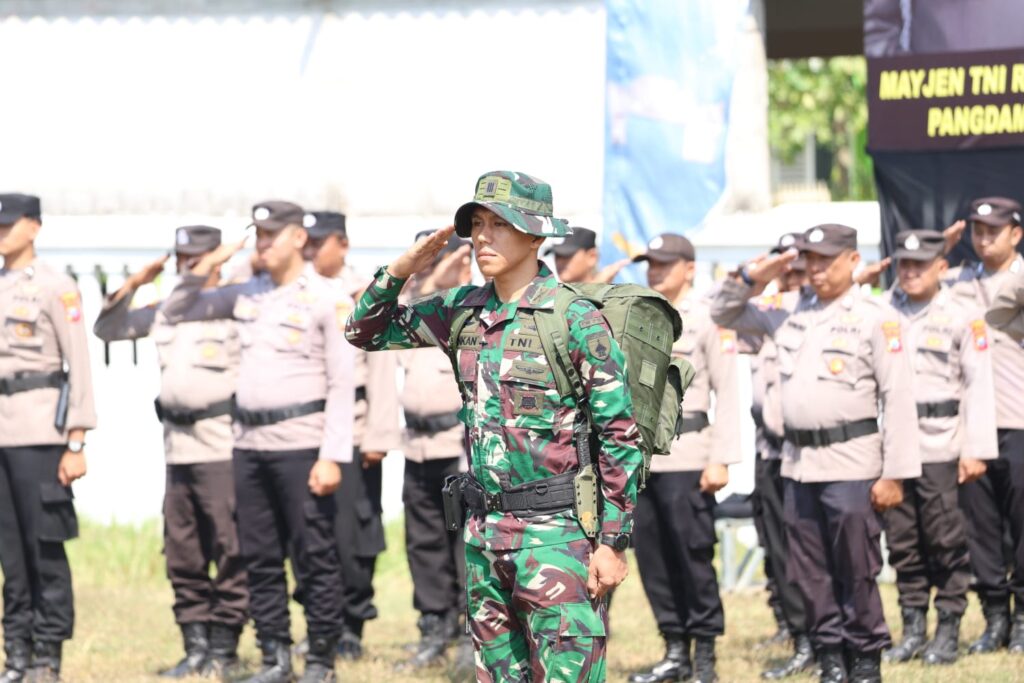 Upacara Penutupan TMMD ke-129, Kapten Inf Kankan Khidir Tunjukkan Kepemimpinan Gemilang