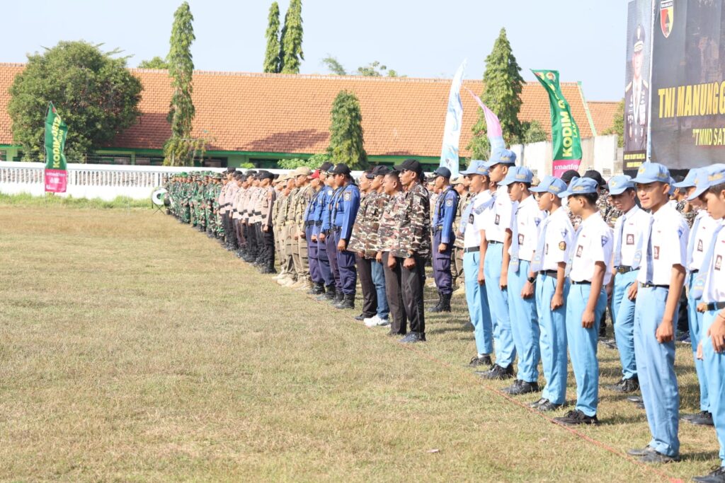 Pesona dan Disiplin, Upacara Penutupan TMMD 129 Memukau Warga Tlemang