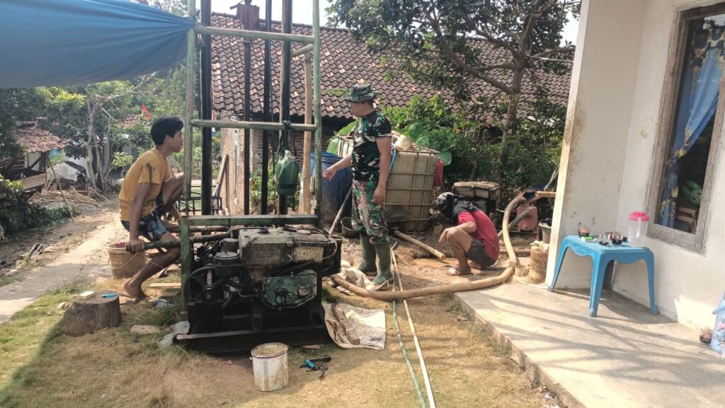 TMMD Berupaya Mewujudkan Kedalaman Sumur Bor 30 Meter