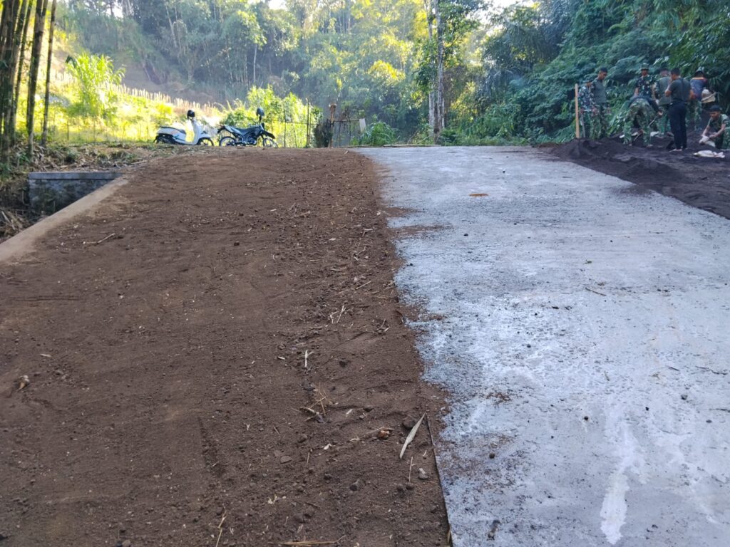 Perbaikan Bahu Jalan, Pelaksanaan TMMD Ke-129 Kodim 1626/Bangli Ditingkatkan