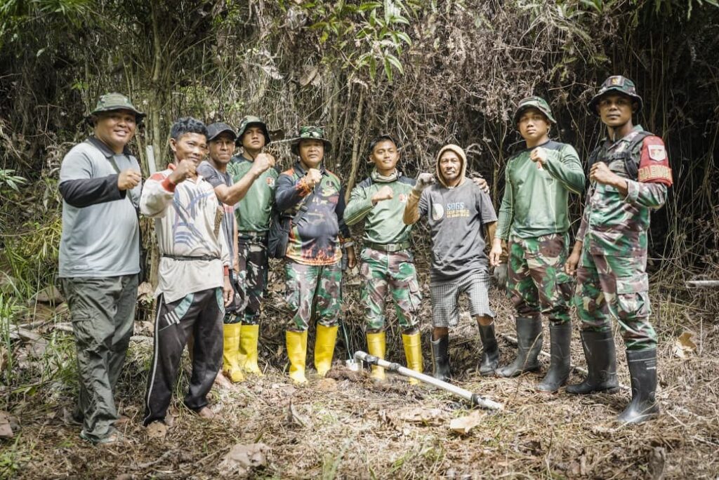 Gotong Royong Masyarakat dan TMMD Mempercepat Proyek Air Bersih