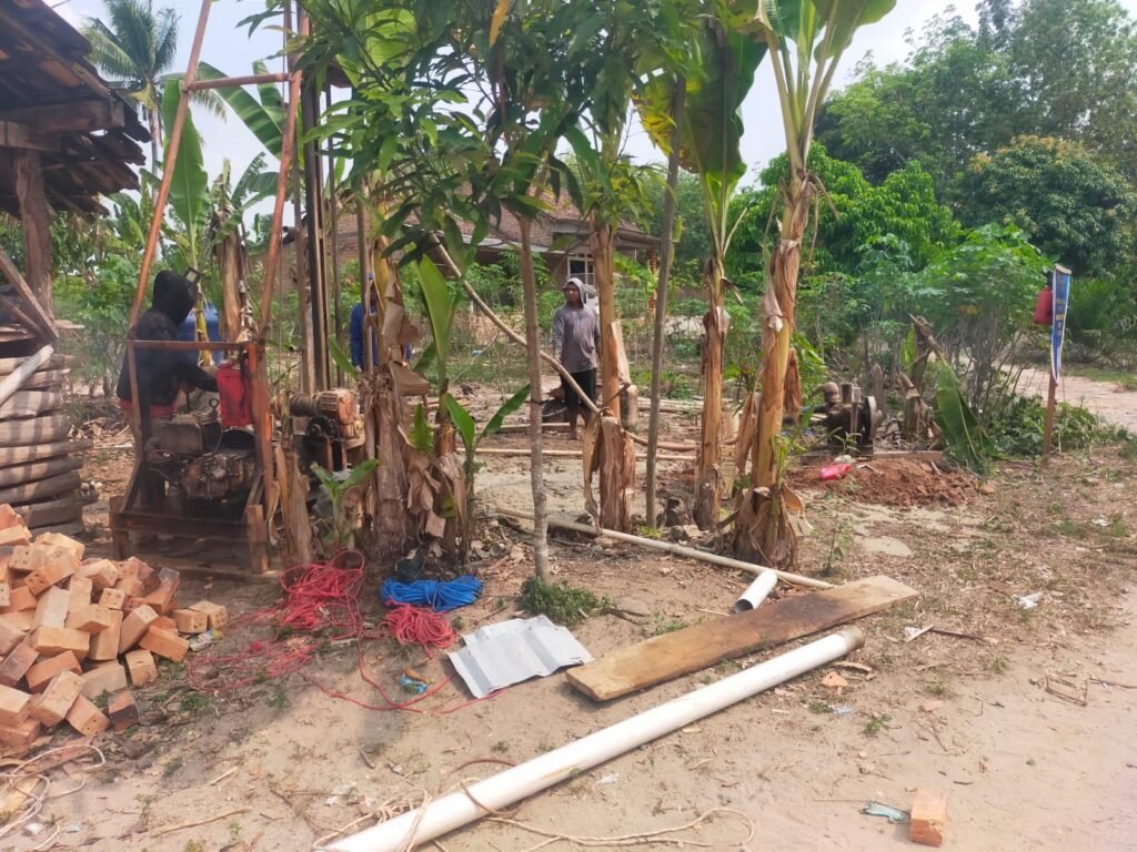 Kodim 0427/Way Kanan tingkatkan akses air bersih melalui sumur bor di desa