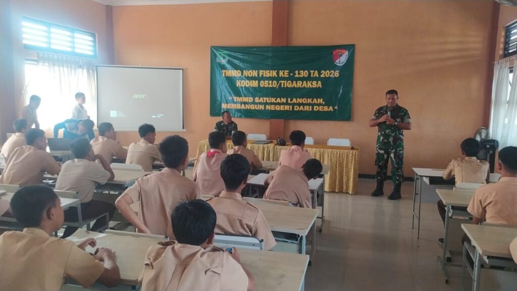 Inisiatif TNI Bantu Bentuk Karakter Siswa di SMKN 11 Tangerang