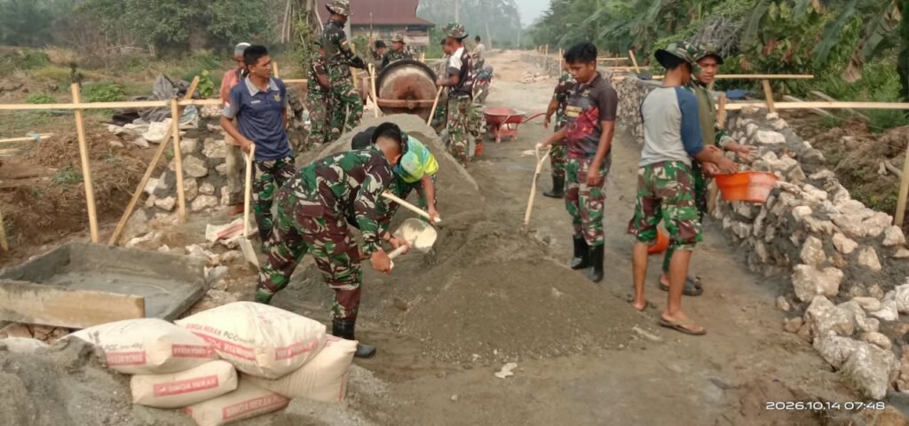 Proyek Pembangunan Infrastruktur di Parumpanai Didorong Kerja Sama Komunitas dan TNI
