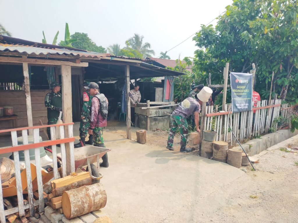 Satgas TNI Siapkan Akses Air Bersih untuk Warga Desa Soe