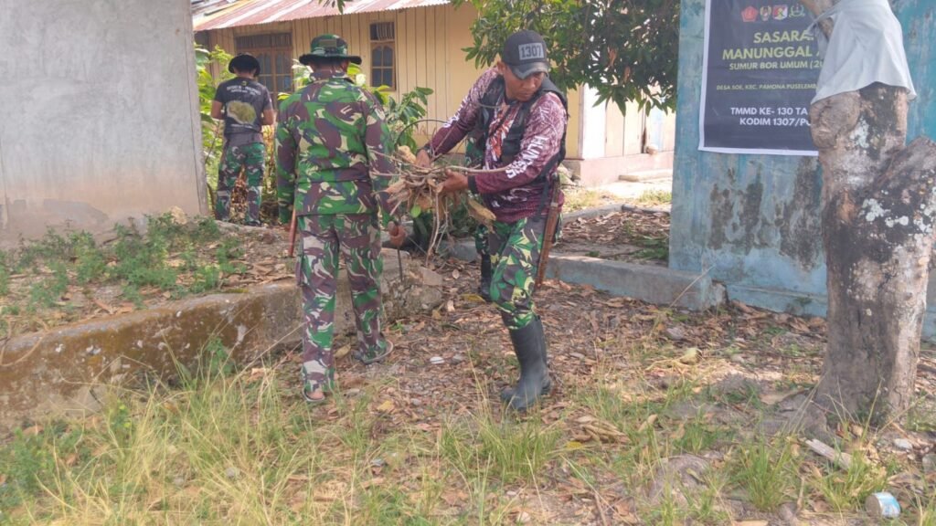 Desa Soe Dapatkan Sumur Pompa Baru dari Program TNI untuk Keluarga Terpenuhi