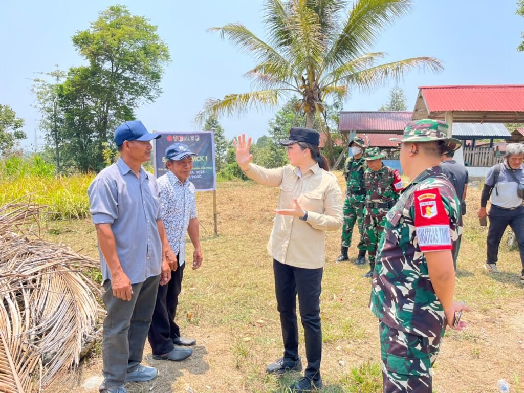 Bupati Poso dan Dandim Tinjau Proyek Sanitasi TMMD di Desa Leboni