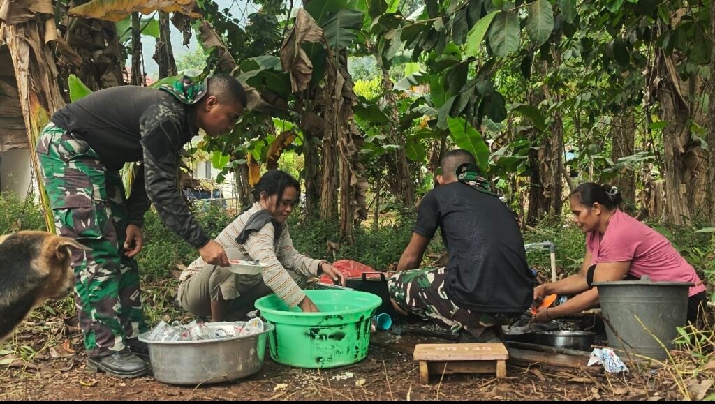 Dukungan Masyarakat Dusun Seri Perkuat Program TMMD Kodim 1504 di Ambon