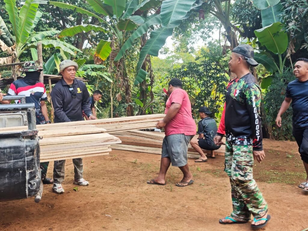 Gotong Royong Satgas TMMD dan Warga Hadapi Tantangan Infrastruktur di Ambon
