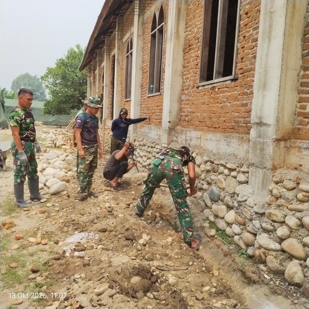 TNI dan Warga Bersatu dalam Program TMMD untuk Kemajuan Papua Tengah