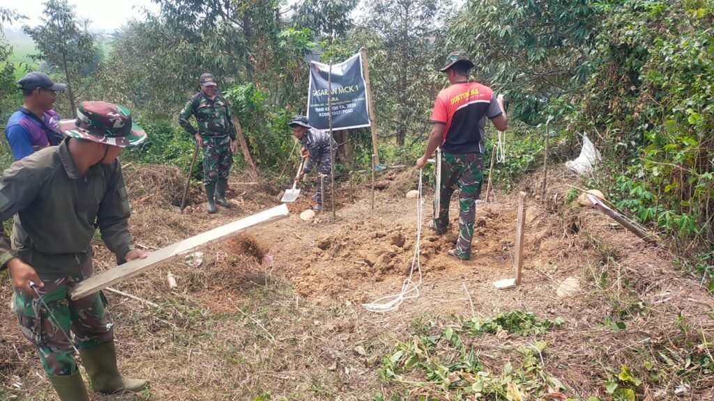 Masyarakat Desa Leboni Dapatkan Fasilitas MCK Baru dari Program TMMD