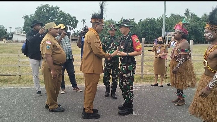 Pembukaan TMMD ke-130 Rayakan Tradisi Arfak di Manokwari Selatan