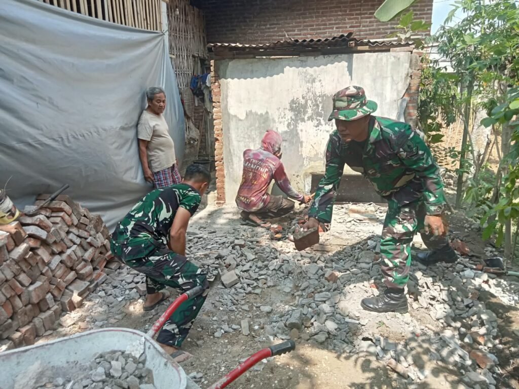 Satgas TMMD ke-130 Kodim Tulungagung Lakukan Awal Proyek Perumahan untuk Suparlan