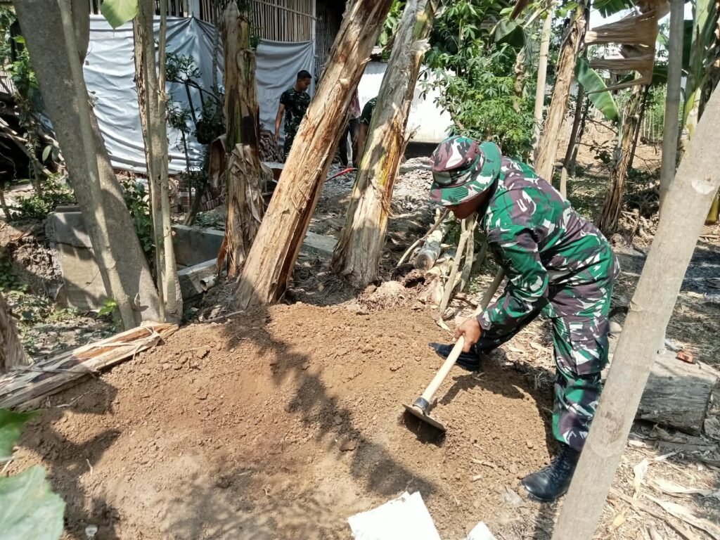 TNI Satgas TMMD Siapkan Renovasi Rumah Suparlan untuk Kesejahteraan Masyarakat
