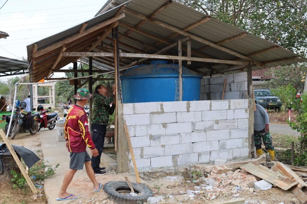 Kemajuan Pembangunan Dinding Wudhu di Mushola Istiqomah Dapat Dirasakan
