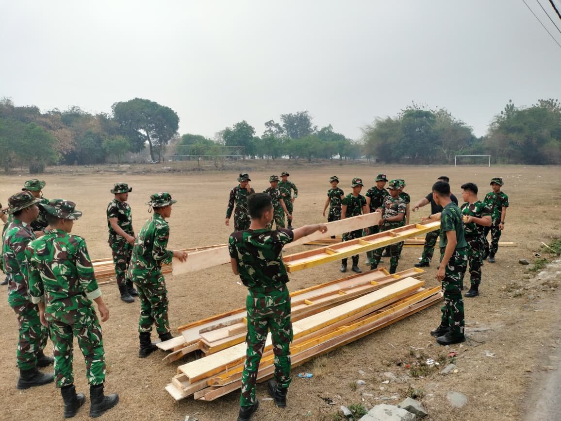 Satgas TMMD ke-130 Percepat Pembangunan Infrastruktur Melalui Mobilisasi Material