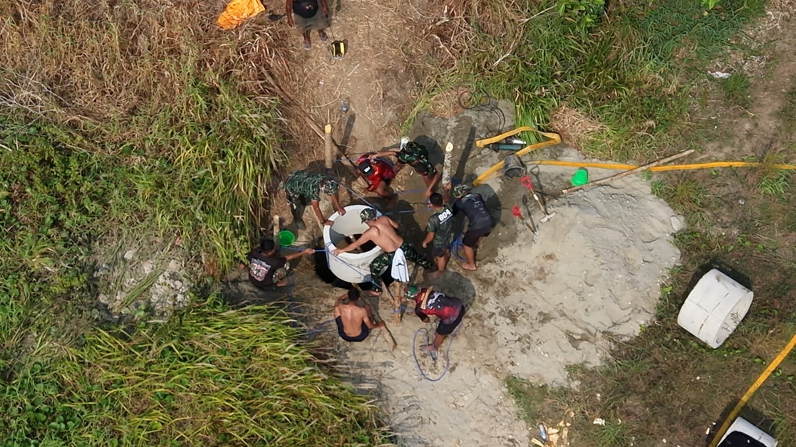 Puskesmas Wanggar Sari dapatkan air bersih setelah proyek sumur rampung