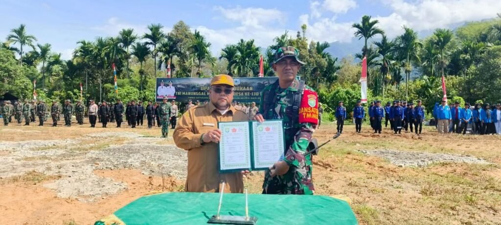 Masyarakat dan TNI Bersatu dalam TMMD 130 untuk Percepatan Pembangunan Desa