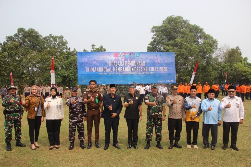 Kedatangan TMMD ke-130 Disambut Antusias di Kandang Limun