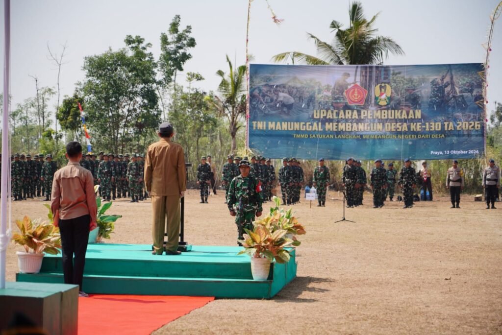 Pembukaan TMMD ke-130: Kolaborasi untuk Membangun Desa di Lombok Tengah